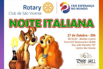 Rotary Clube de São Vicente convida você e sua família.