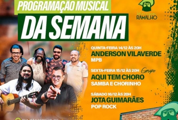 Programação Musical no Botecagem Ramalho.