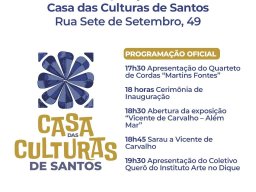 Inauguração Casa das Culturas - Santos