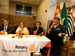 Palestra... no Gaudio...Promoção Rotary Clube de São Vicente.
