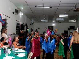 Noite da Pizza no Elos Clube e Desfile de Máscaras Venezianas