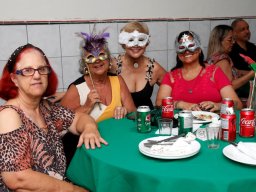 Noite da Pizza no Elos Clube e Desfile de Máscaras Venezianas