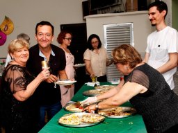 Noite da Pizza no Elos Clube e Desfile de Máscaras Venezianas